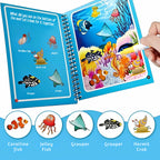 Reusable Magic Water Coloring Book (Pack of set 4)