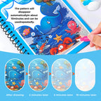 Reusable Magic Water Coloring Book (Pack of set 4)