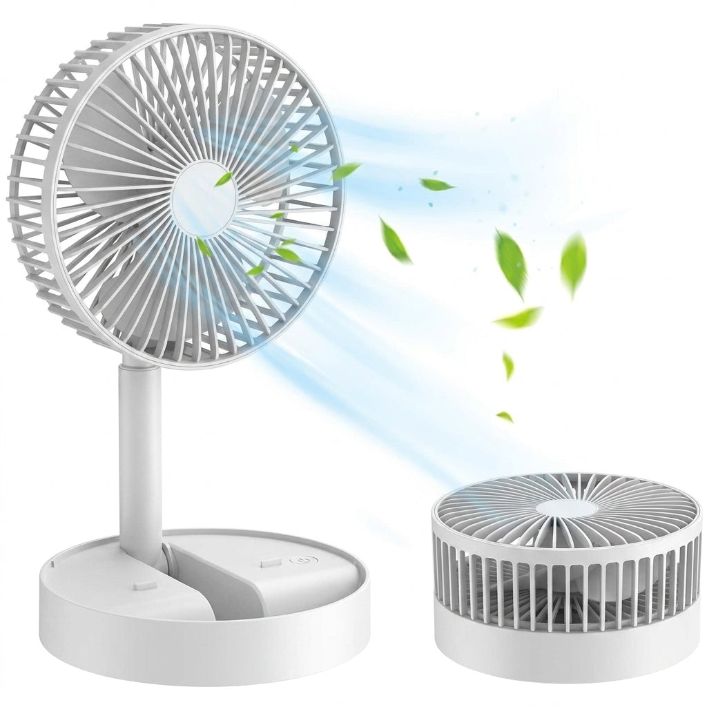 Usb rechargable foldable fan
